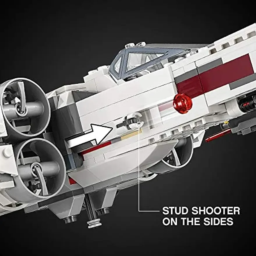 Space Wars X-Wing Construction Playset Battle Plane Building Blocks Model for Star Wars Fans and Building Block Lovers