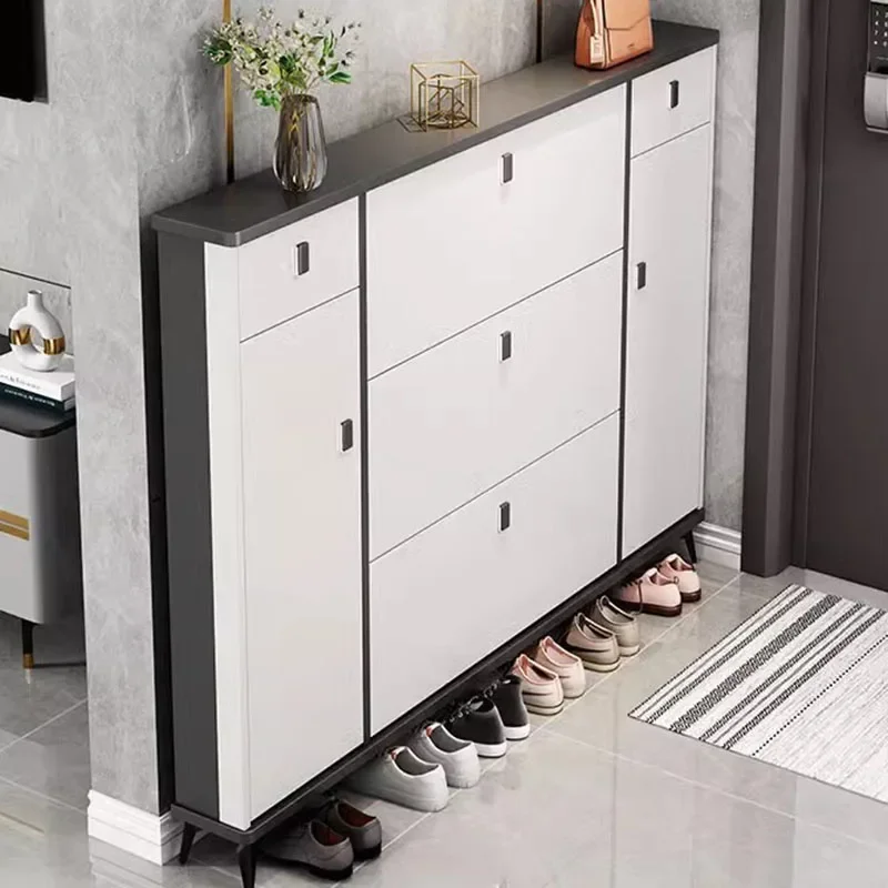 

Vertical Large Luxury Shoe Rack Minimalist Nordic Space Saving Shoe Cabinet Slim Organization Storage Sapateira Home Furniture