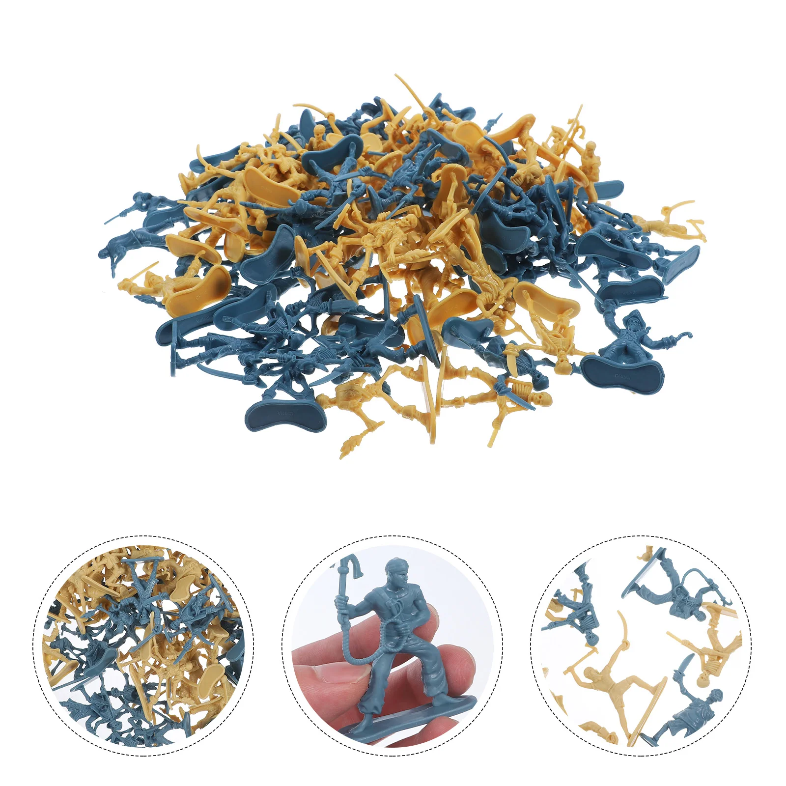 

Пиратский солдат, игрушки, мини-модели людей, песочный стол, миниатюрный пиратский солдат