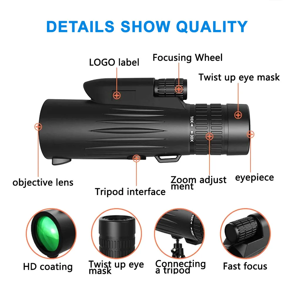 10-30x42MM Zoom monokularowy teleskop ze statywem i klips daleki zasięg na zewnątrz monokle HD do obserwacji ptaków w podróży kempingowej 11 S80df324475d143f6b8e1bcfa362a94ad5 10-30x42MM Zoom monokularowy teleskop ze statywem i klips daleki zasięg na zewnątrz monokle HD do obserwacji ptaków w podróży kempingowej