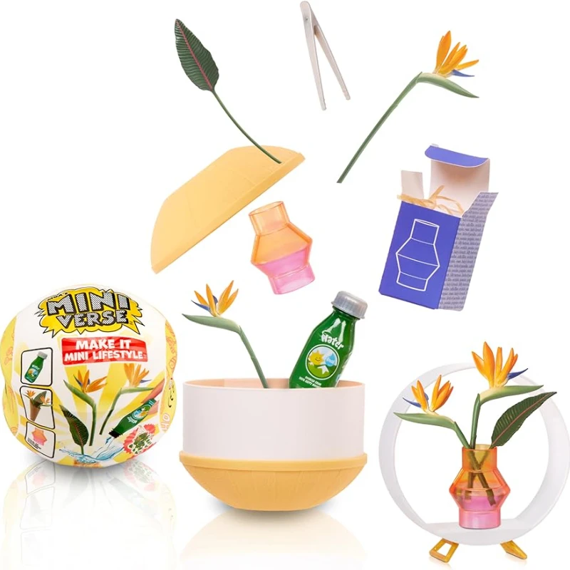 

MGA's Miniverse Make It Mini Lifestyle домашняя серия «сделай сам» ремесла из смолы Реплика изделий растения птичьи дома букеты коллекционеров