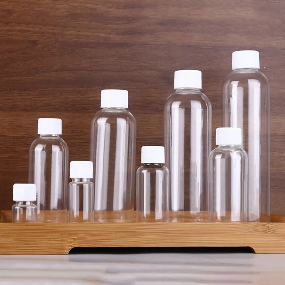 Reusable Cosmetics Seal Bottles 10/20/30/50/80/100ml Plastic Empty Liquid Powder Packing Containers