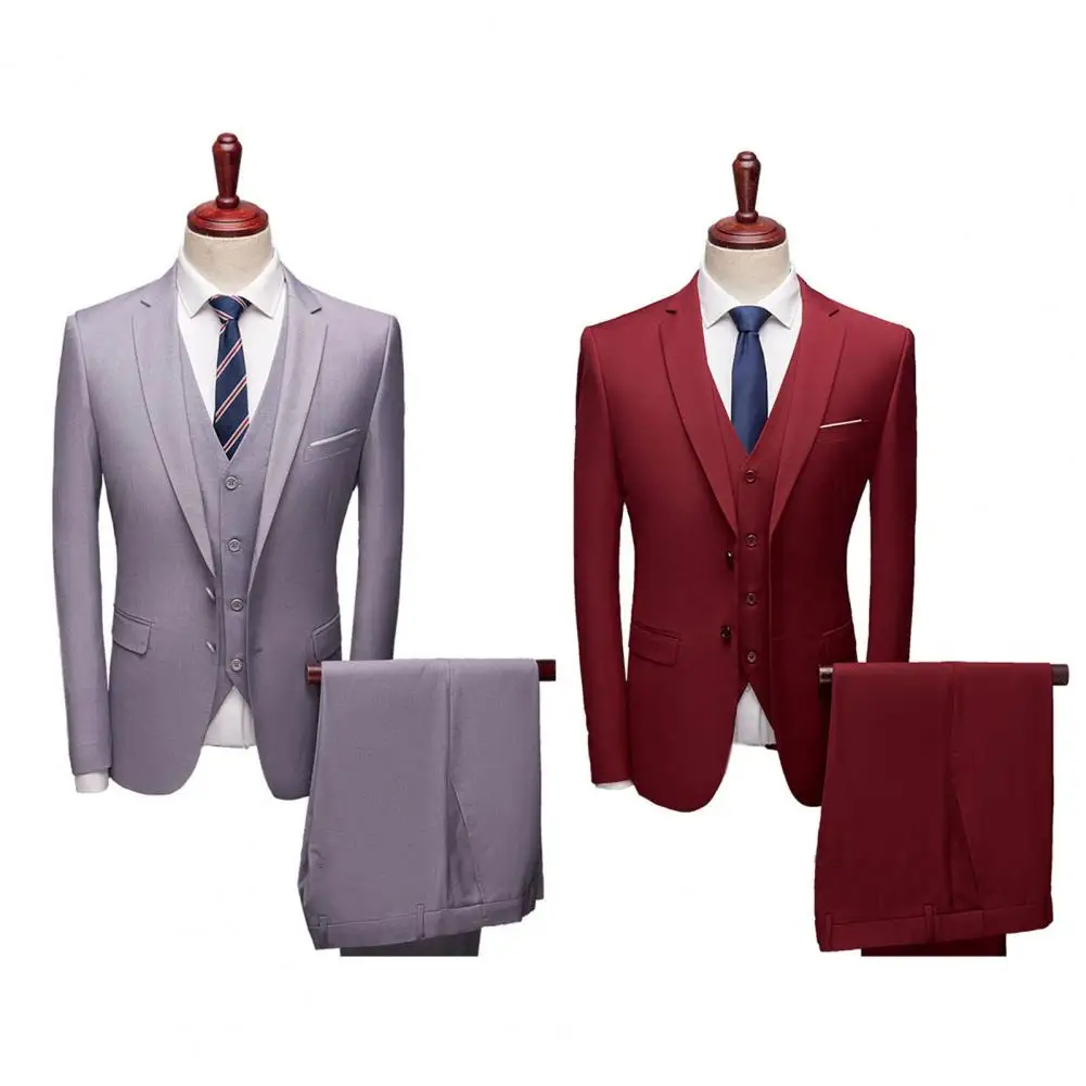 Terrific Suit Separates Long Sleeve Plus Size Slim Fit Formal Suit Separates  Buttons Business Suit for Banquet