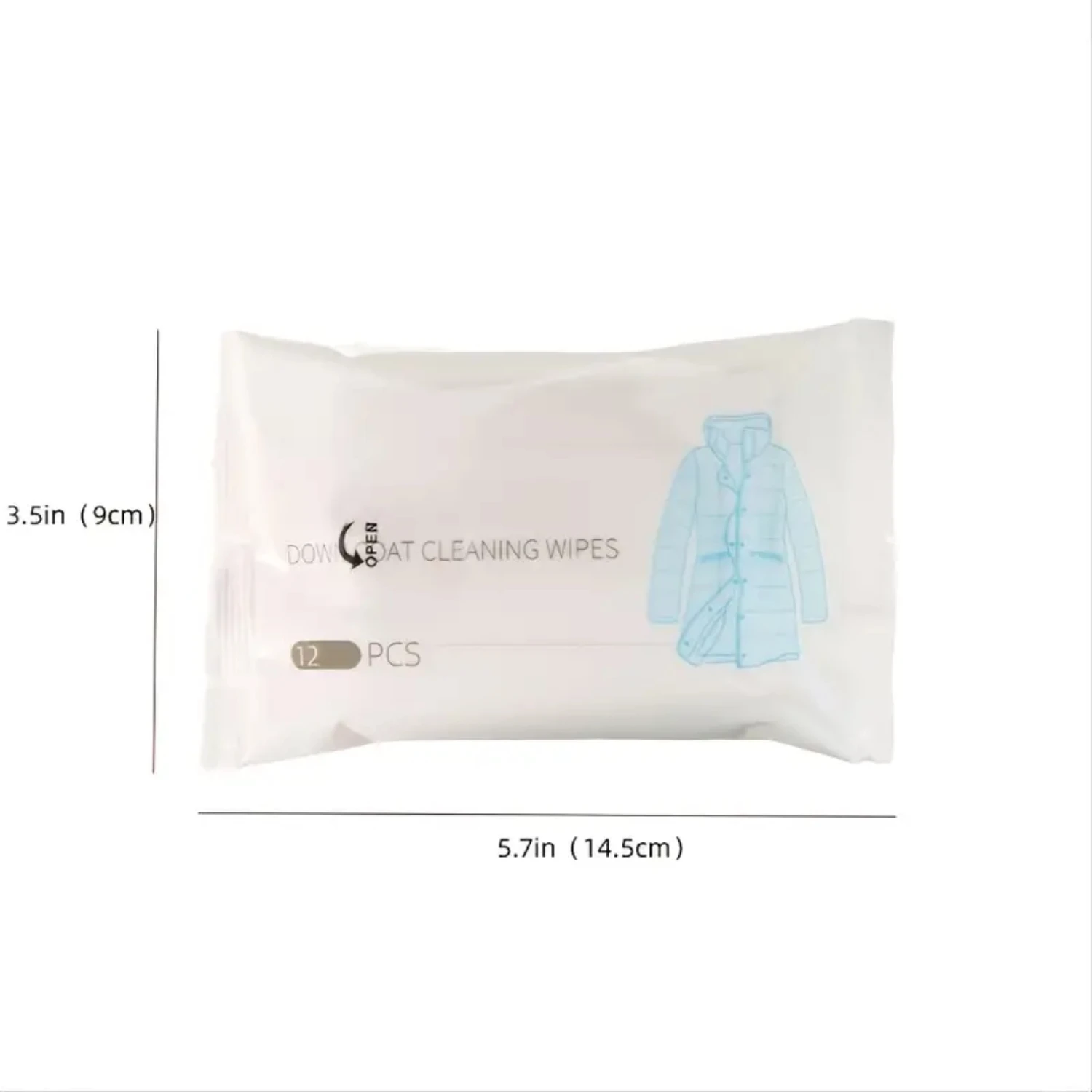 Pack of 5 Disposable Fast Portable Detergent Towels for Down Coats and Jackets