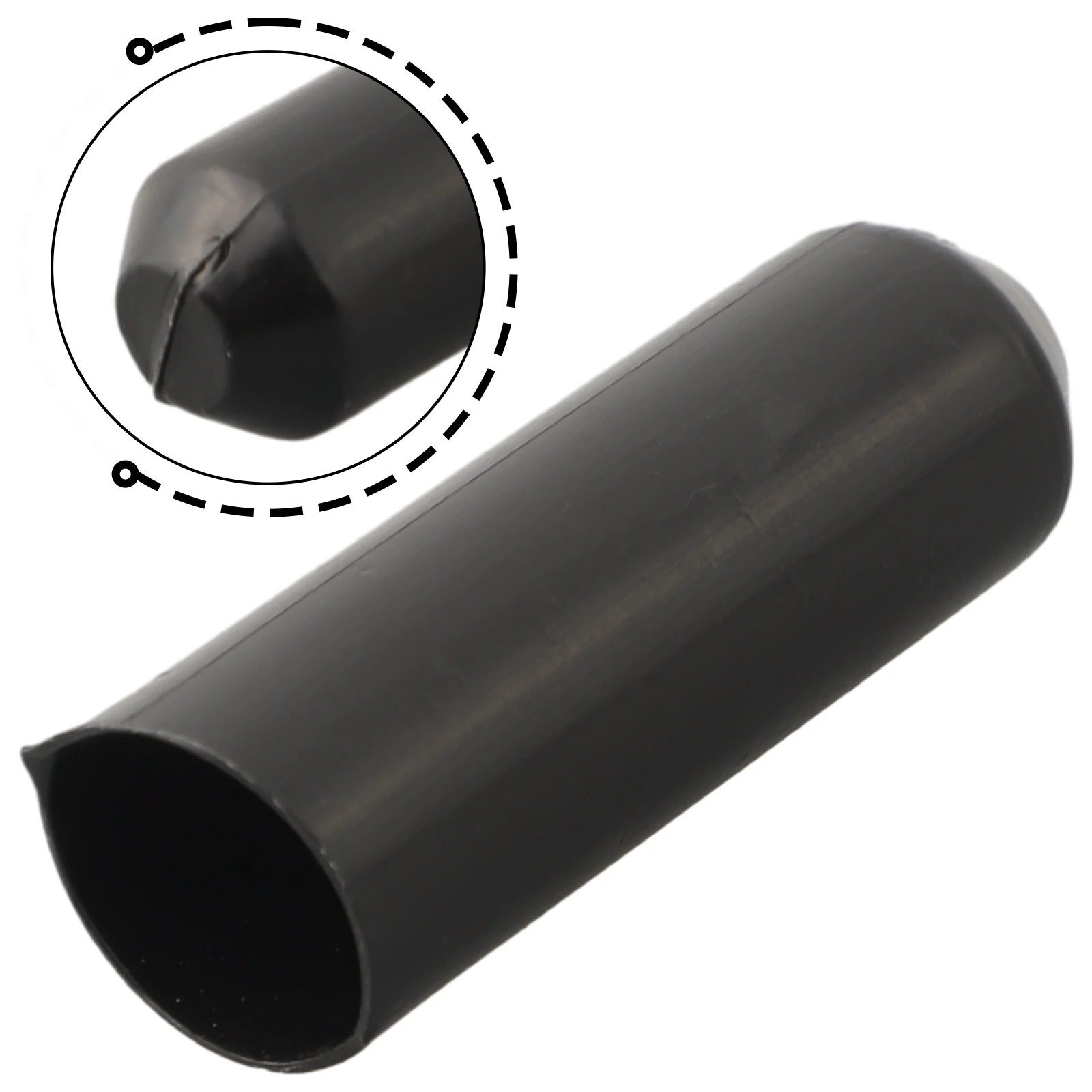 Description Picture 5 of item10pcs Warm Shrink End Cable Cap Heat Shrink Sealing Cap Voltage Line Polyolefin For Telecom Power Cables Electrical Equipment