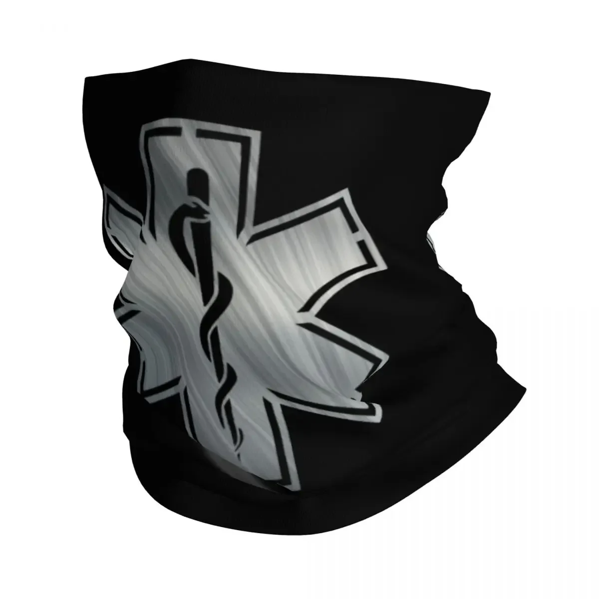 

Emt Star Of Life Bandana Neck Gaiter UV Protection Face Scarf Cover Women Men Paramedic Headband Tube Balaclava