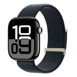 Nylon Loop Strap Bracelet for Smartwatch - Vibrant and Durable Design (110 New Noon Night)