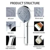 Zloog 5 Modes Bathroom Shower Head Rainfall Massage Multi-function Handheld Bath Sprayer Nozzle Showerhead Bathroom Accessories 2