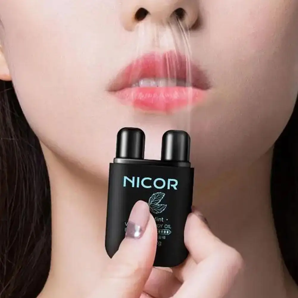 Nasal Inhaler Mint Nasal Essential Oil Menthol Inhaler Relieve Rhinitis Fatigue Refreshing Artifact Thailand Aromatherapy Spray nasal inhaler