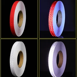 50m Adhesive Reflective Stickers Safety Warning Reflective Sign Cars, Motorcycles, Bicycles Warning Decoration