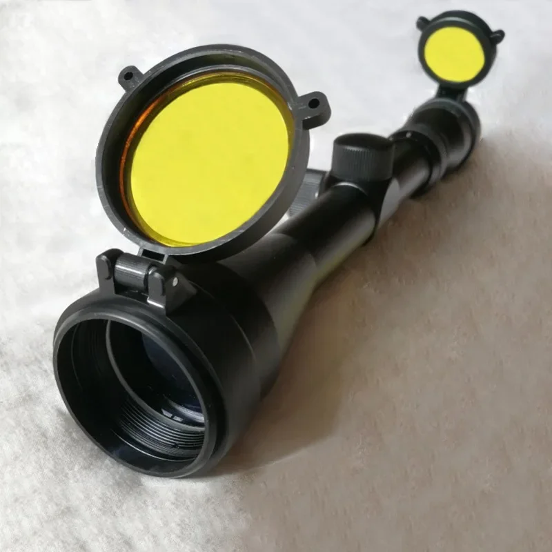 Rifle scope lens cover Rifle scope protector Hunting Scope Lens Cover Quick Flip Opened Matte Lens Protective Cover for 30 69mm Caliber Binoculars and Sight Protector