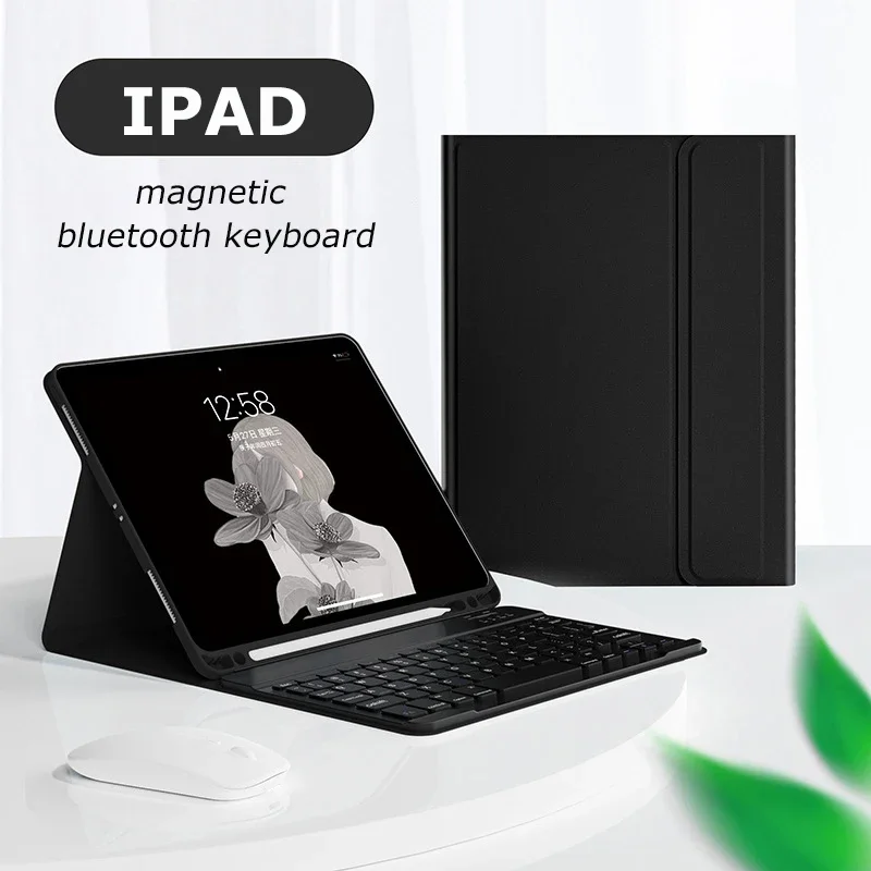 Magnetic Keyboard Case for iPad Air 11 4 3 10.2 9th 10th gen Wireless Keyboard and Mouse for iPad Pro 11 10.5 Air 3 ipad case ipad keyboard case