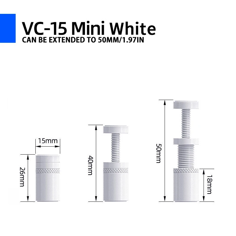 Teucer-suporte de Placa Gráfica Gpu Vertical Telescópico Suporte Giratório Suporte Magnético Suporte de Vídeo Vc15mini Vc-15plus - Imagem 5