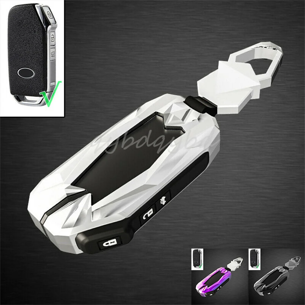 

Zinc Alloy Car Remote Key Cover Protector Case Shell Skin Bag Holder For Kia Stinger Sportage Sorento Accessories Styling