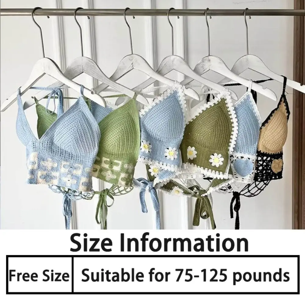 Acrylic Women Summer Sling Tank Top Beach Vacation