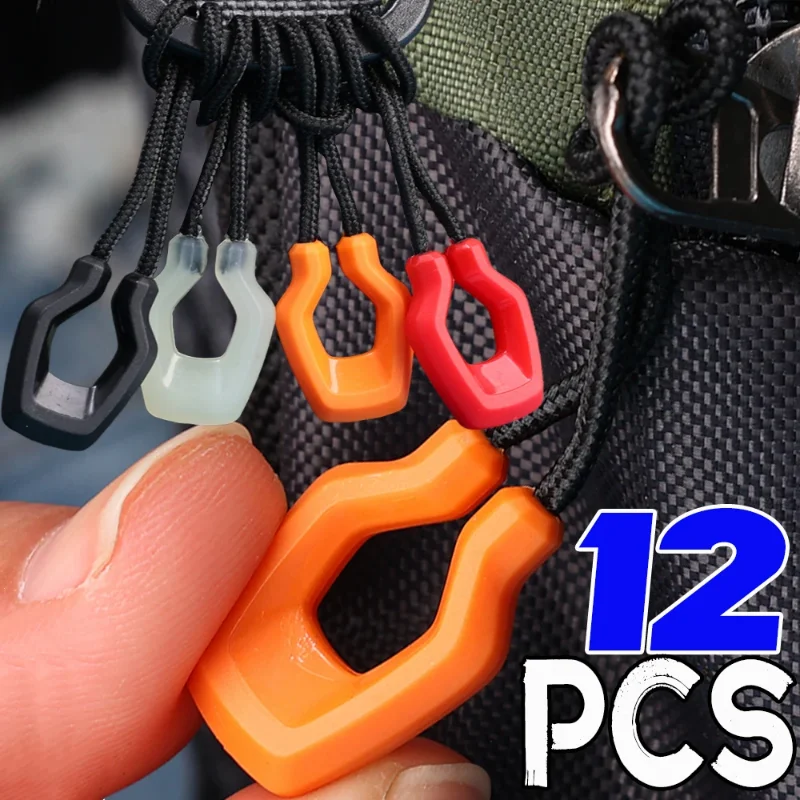 Detachable Luminous Zipper Buckle Pull Rope Zipper Tail Rope Head Bag Clothes Backpack Pulling Pendant Ornament