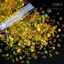 Holographic Gold Butterfly Glitter for Crafting and DIY Projects (LSZM - 5)