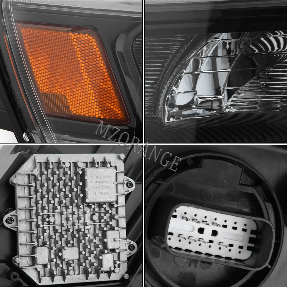 المصابيح الأمامية LED ل دودج رام 1500 2019-2020 RAM1500 الكلاسيكية 2019-2021 رئيس مصباح كامل LED المصباح DRL الأصفر بدوره إشارة 6 المصابيح الأمامية LED ل دودج رام 1500 2019-2020 RAM1500 الكلاسيكية 2019-2021 رئيس مصباح كامل LED المصباح DRL الأصفر بدوره إشارة