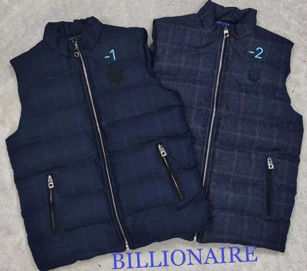 

BILLIONAIRE OECHSLI Vest men 2024 Autumn Winter New fashion business comfortable zipper big size M-4XL high quality Coat