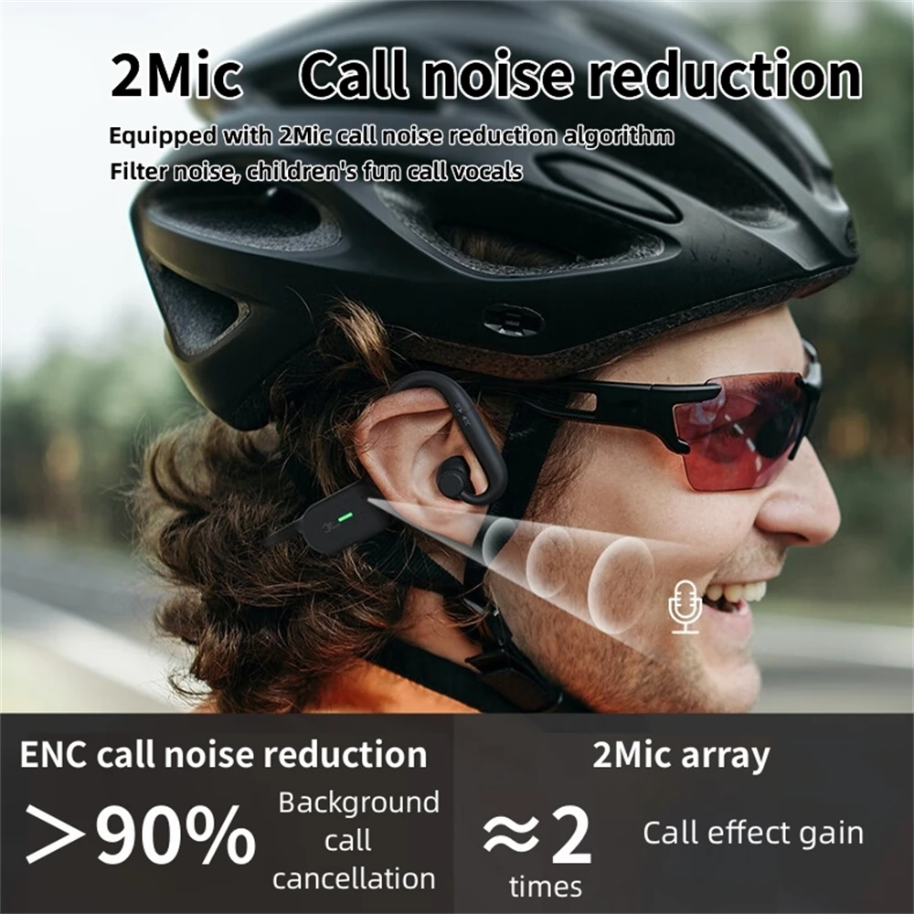 DACOM Bone Conduction Earphones 2 in 1 Dynamic Driver and Sport Bluetooth Headphone,IP66Waterproof,Noise Reduction,Bluetooth 5.0