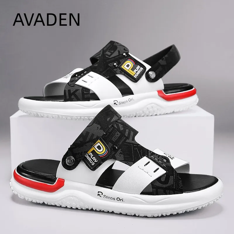 

Мужские сандалии, новинка, повседневные шлепанцы на платформе, верхняя одежда, летняя Новинка, модные спортивные двусторонние сандалии, хит продаж в продукции