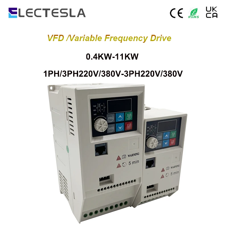 

ES-D13 VFD three-phase 220V 380V 0.4-5.5KW Inverter Motor Speed Controller Frequency Converter Variable Frequency Drive