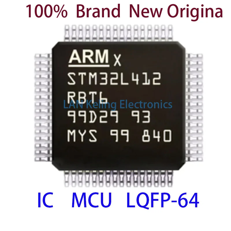 

STM32L412RBT6 100% Brand New Original STM STM32L STM32L412 STM32L412RB STM32L412RBT MCU LQFP-64