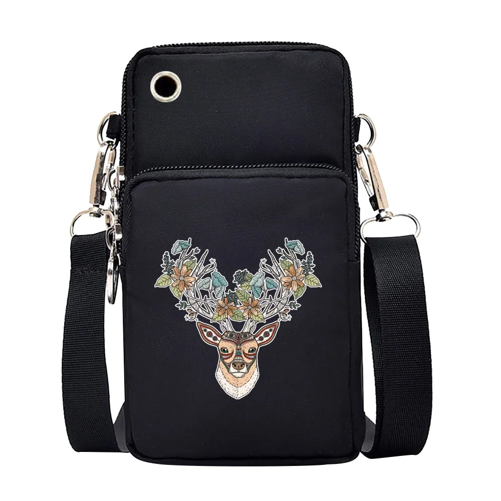 Women'S Unisex Mobile Phone Bag For Huawei/Xiaomi/Samsung Color Pattern Printing Storage Bag Women'S Sports Shoulder Bags 18 Women'S Unisex Mobile Phone Bag For Huawei/Xiaomi/Samsung Color Pattern Printing Storage Bag Women'S Sports Shoulder Bags
