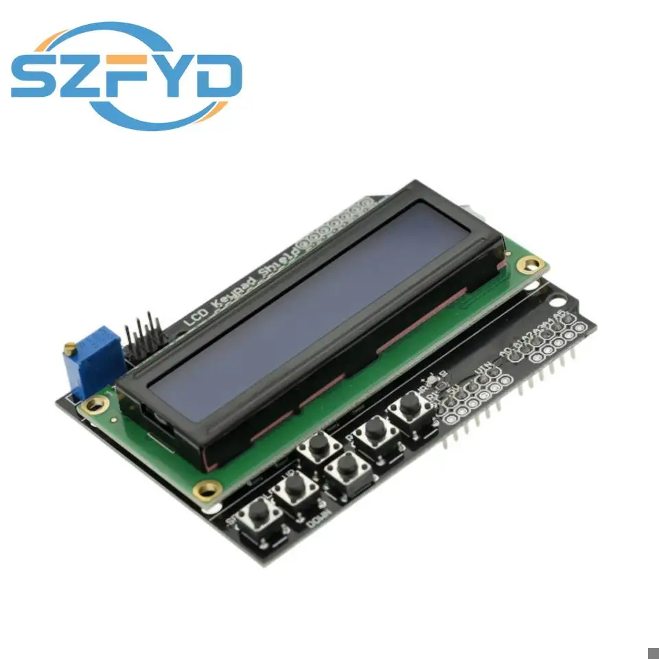 LCD Display Module LCD1602 Character Input/Output Expansion Board Keypad Shield for Arduino raspberry PI
