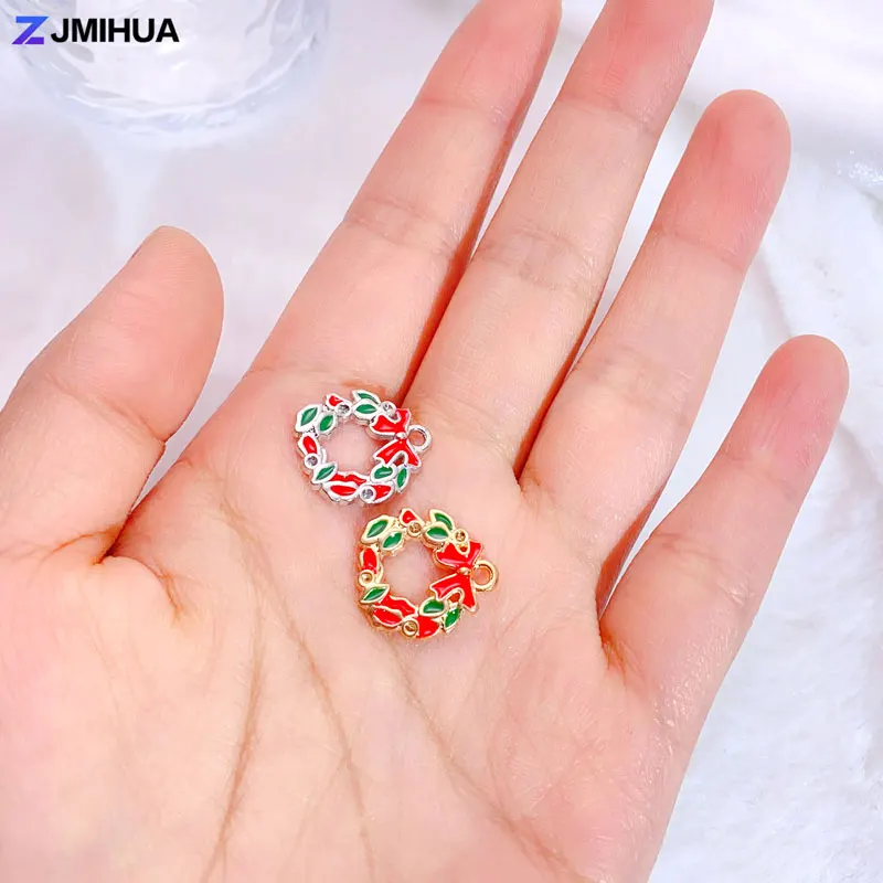 10Pcs Resin Christmas Charms Xmas Santa Claus Elk Tree Bell Pendants for  Jewelry Earrings Making DIY Keychain Accessories - AliExpress