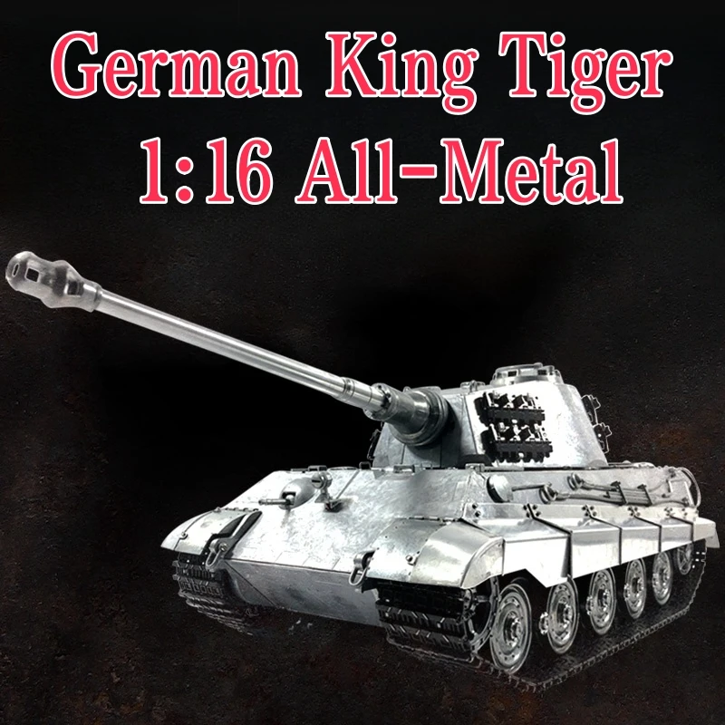

1/16 MATO полностью металлический немецкий King Tiger 2,4G танк с дистанционным управлением BB стрельба инфракрасная Боевая имитация электрические военные игрушки