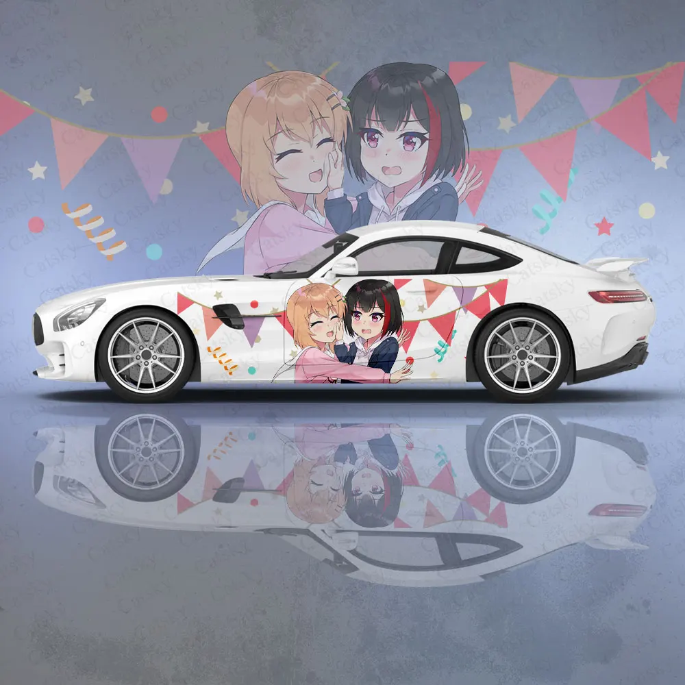 

Cute Anime Girl Non Non Biyori Print 2pcs Car Sticker for Universal Large Car Decal Car Sticker for Universal Car Sticker Decor