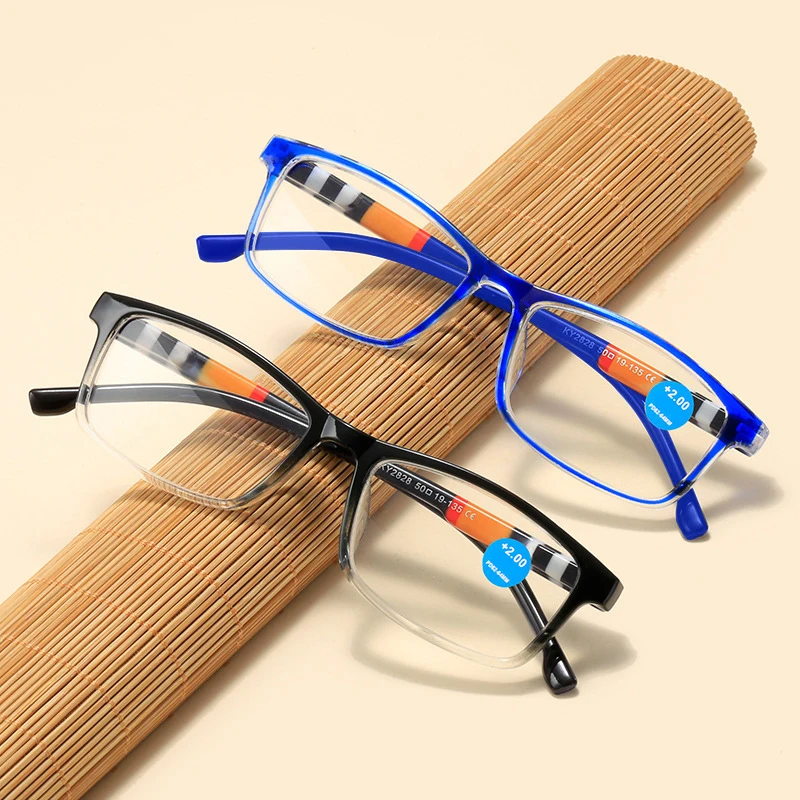 Ultra Light Fashionable Anti-Blue Light Reading Glasses with Spring Hinges