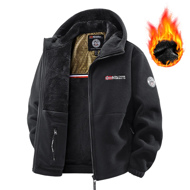 Men Heated Fleece Jacket 5