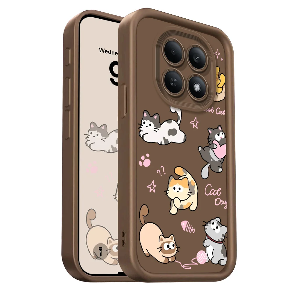 Cute Cat Staircase Soft Phone Case Cover