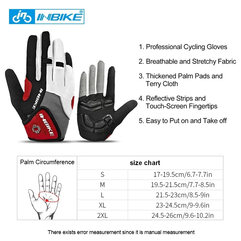 Full Finger Touch Screen Cycling Gloves 6