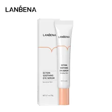 

LANBENA Ecdoin Soothing Eye Serum Anti-allergy Remove Fine Lines Reduce Puffiness Firming Anti-Wrinkle With Massage Head 20g