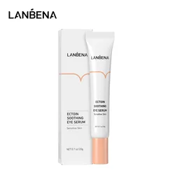LANBENA Ecdoin Soothing Eye Serum Anti-allergy Remove Fine Lines Reduce Puffiness Firming Anti-Wrinkle With Massage Head 20g