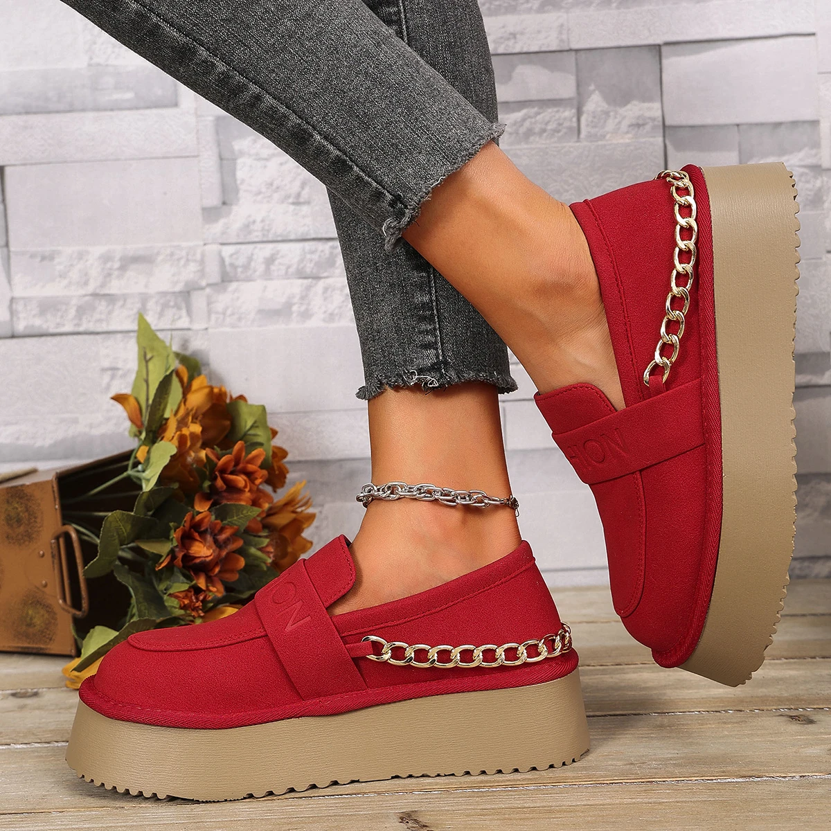 Thick Soles All Match Retro Leather Shoes 2025 New Single Shoes Small Increase British Loafers 4