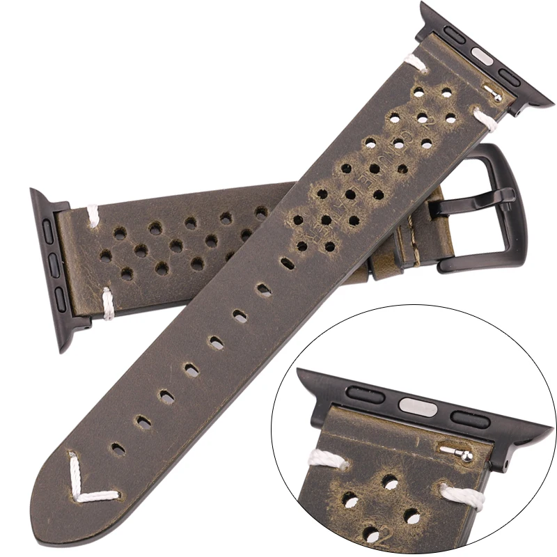 Elegant Genuine Leather Watch Strap - Premium Watchband