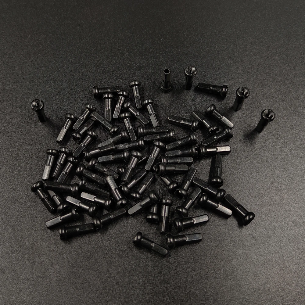 Pillar PB14 Round Head Brass Nipples 14G Gauge 12/14/16mm MTB Road Bike AM DH High Strength Spoke Nipple Black Silver 0.95g/PC