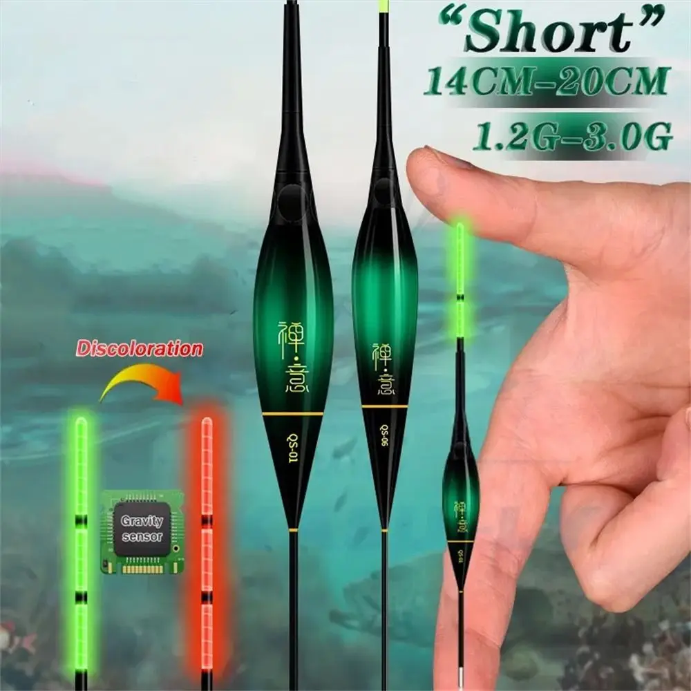 

Новый короткий электронный рыболовный поплавок со светящейся планкой, с датчиком силы тяжести, изменением цвета и привлекательным пасмурным небом, рыболовный поплавок