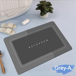 Ultra - Absorbent Non - Slip Multi - Purpose Floor Mat - 55X90CM (Grey - A)