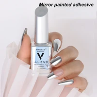 Metal Mirror Glue Silver Gel Nail Polish Nail DIY Art Color Drawing Line Flower Manicure Accessories Nail Art Shop Nail Charms 1