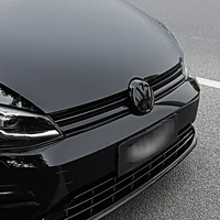 Bandes de Calandre de Voiture pour Golf 7 7.5 Rline, Autocollants Décoratifs pour VW, Logo Noir Brcorporelle, Accessoires Automobiles, 2/3 Pièces 3