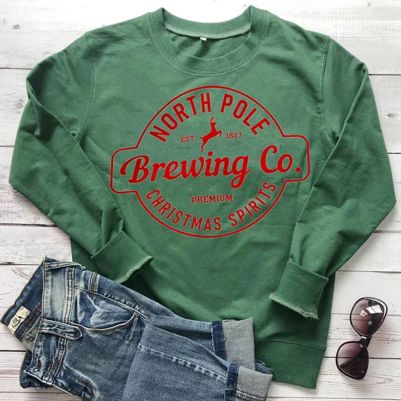Funny Christmas Sweatshirts Sweatshirt, Merry Christmas Christmas Shirt Women Sudadera Mujer Fashion Streetwear Drop Shipping