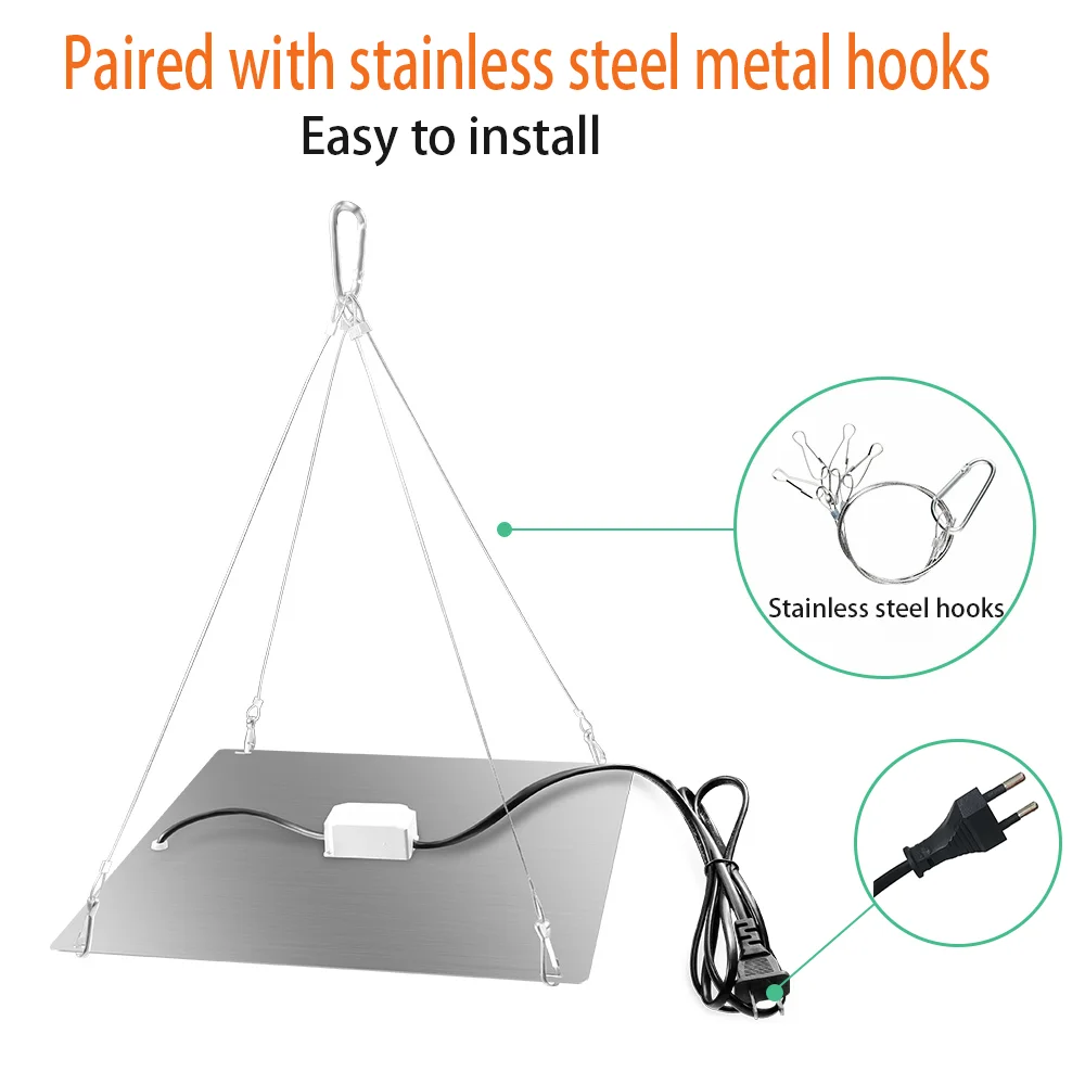 LED Grow Light 1000W/2000W Full Spectrum Hydroponic Growing Lamp Indoor Ultrathin Panel