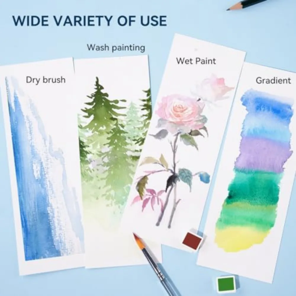 52 Colors Solid Watercolor Paint Set Professional Travel Watercolor Pigment Art Supplies Suitable for Artist Students watercolor painting set watercolor paint watercolor pigment
