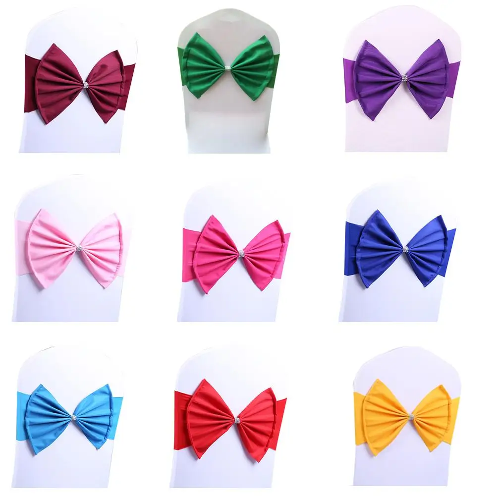 Premium Chair Telai High Elastic Chair Back Papillon Per Gli Anniversari Della Festa Nuziale Decorazione Della Doccia Di Compleanno Di Natale