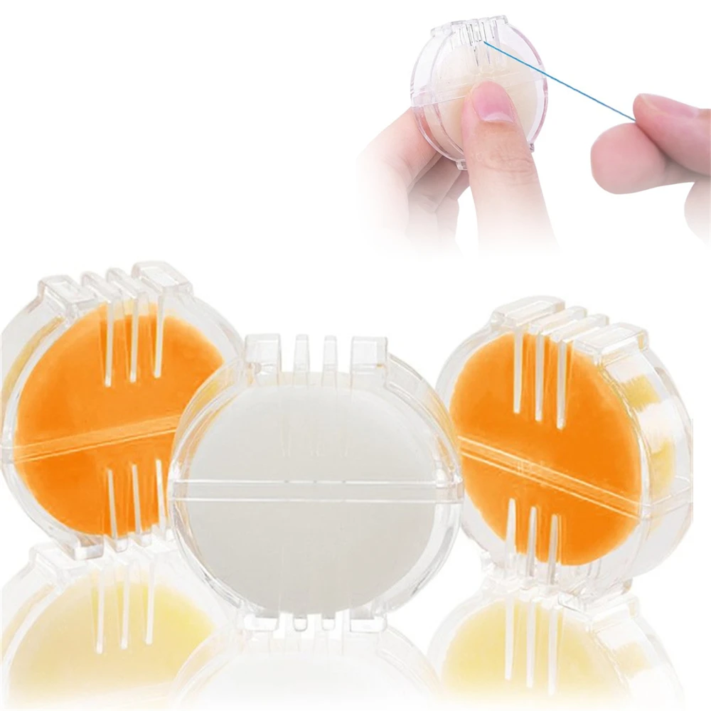 Thread Wax Cross Stitch Water-Soluble Conditioner Beeswax With Box DIY Patchwork Tool for Sewing Quilting Line Embroidery Clay